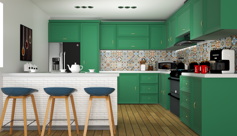 applied arts cooker design drink Food  fridge furniture Interior kitchen