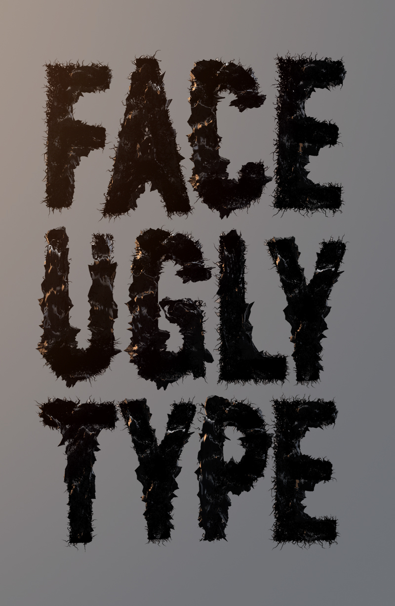 horror experimental bold ugly poster