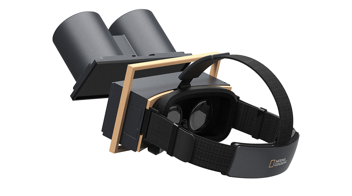 vr national geographic Kit Design Virtual reality product design  Collaboration