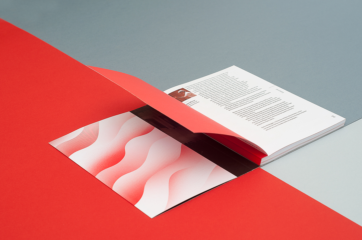 brochure orchestra music red season Landscape biding abstract shapes pantone