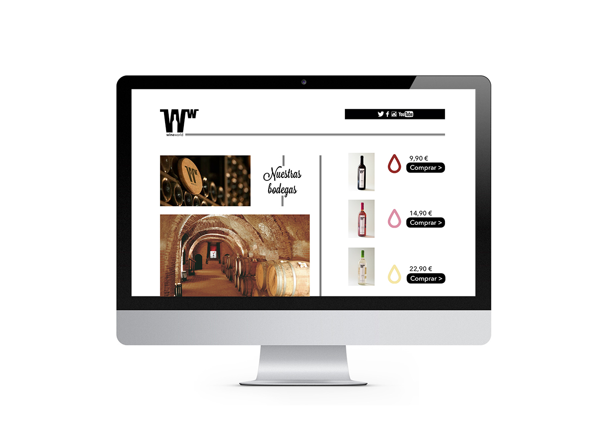 diseño gráfico diseño de producto vino producto marca tinto rosado blanco publicidad Tarjetas cartelería embalaje carta de vino Web estanteria
