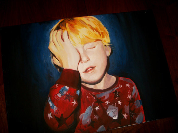boy Young oil on canvas oil