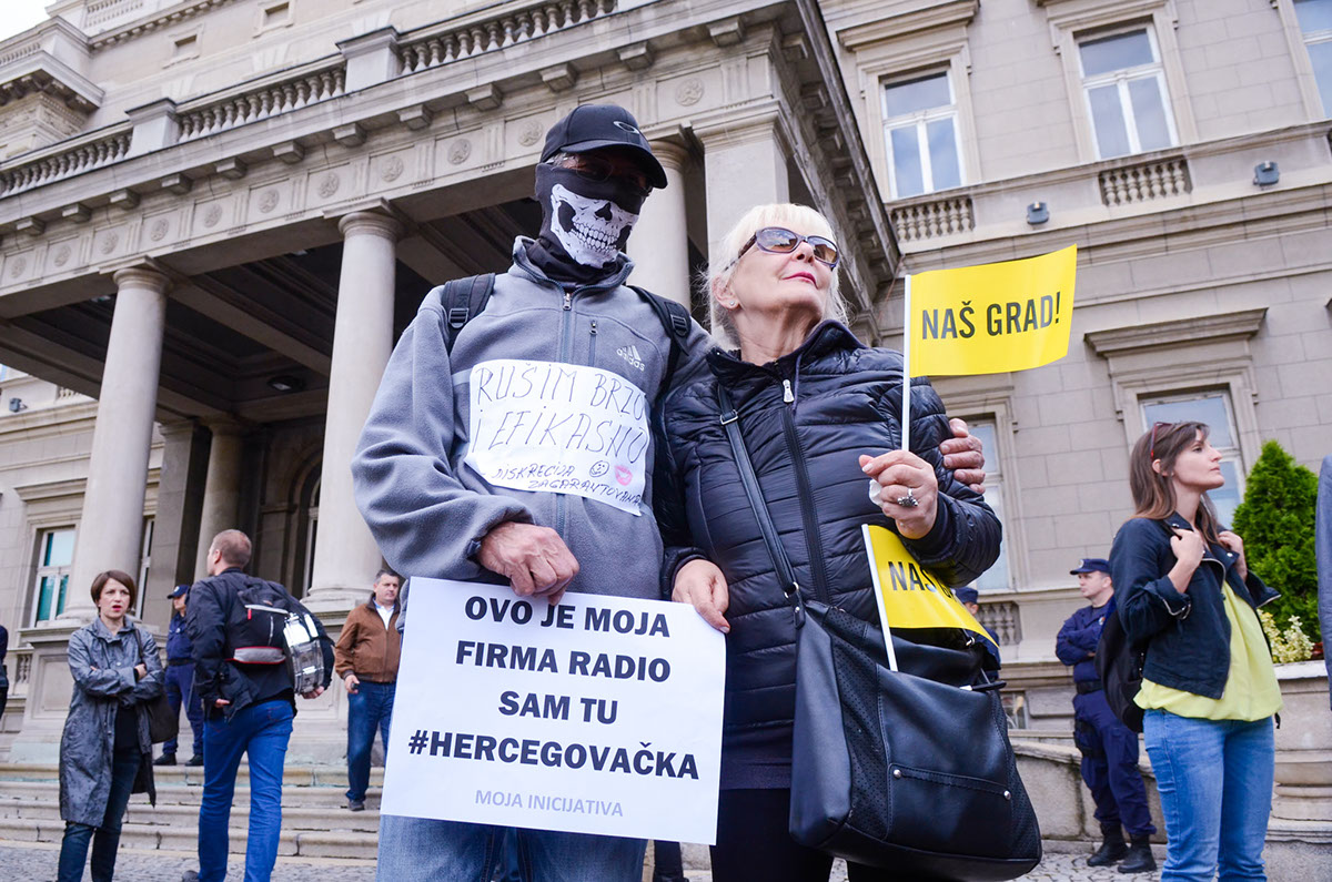 belgrade Serbia protests protesters Beograd na vodi ciji grad ne davimo beograd Documentary Photography
