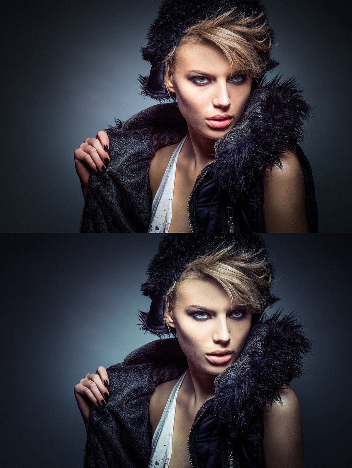 photo retouch edit before after photoshop