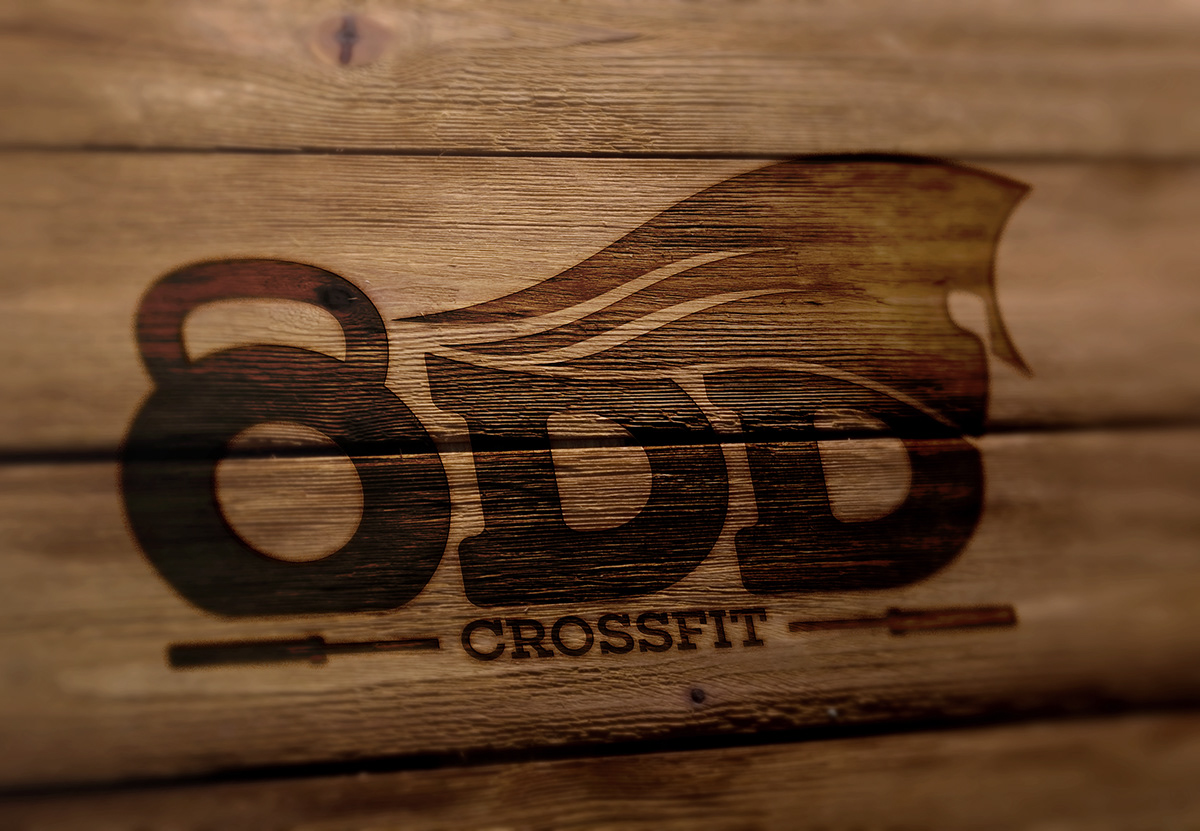 Mockup logo marca brand ID visual rodrigo londrina Crossfit grid