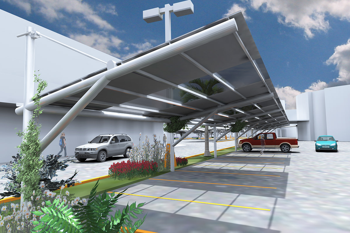 parking roof estructure competitions