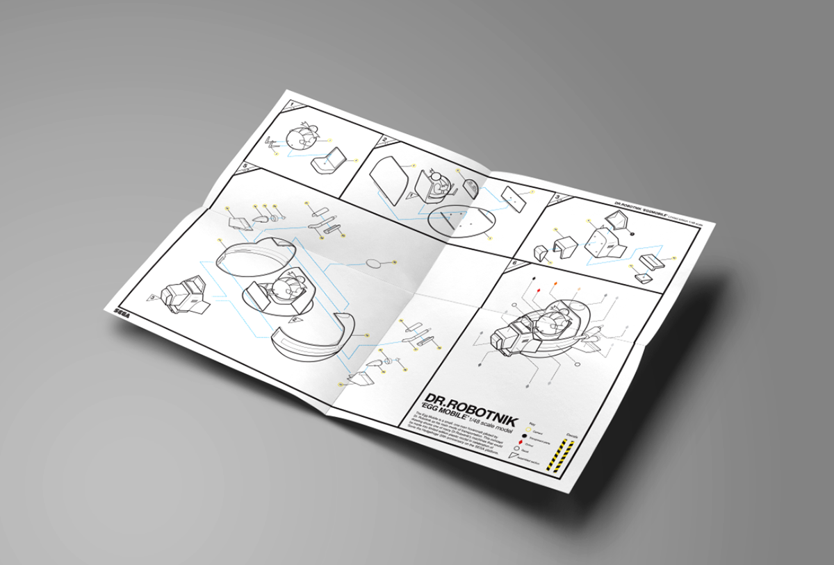information graphic diagram print vector concept Sonic the Hedgehog