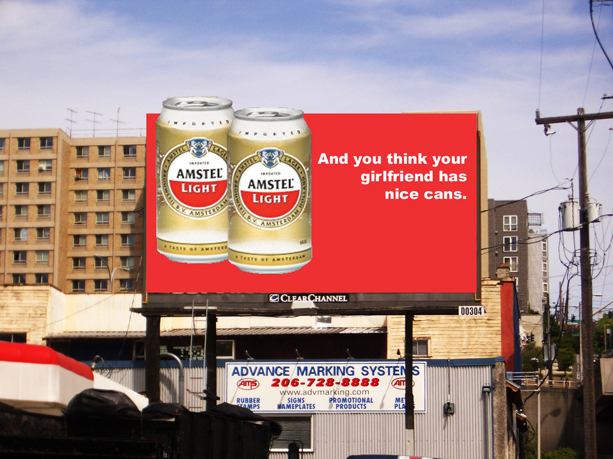 beer Amstel billboard advertisement