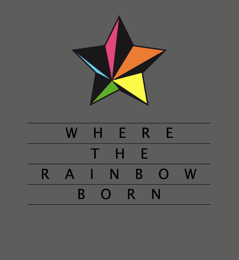 desigual barcelona rainbow star color