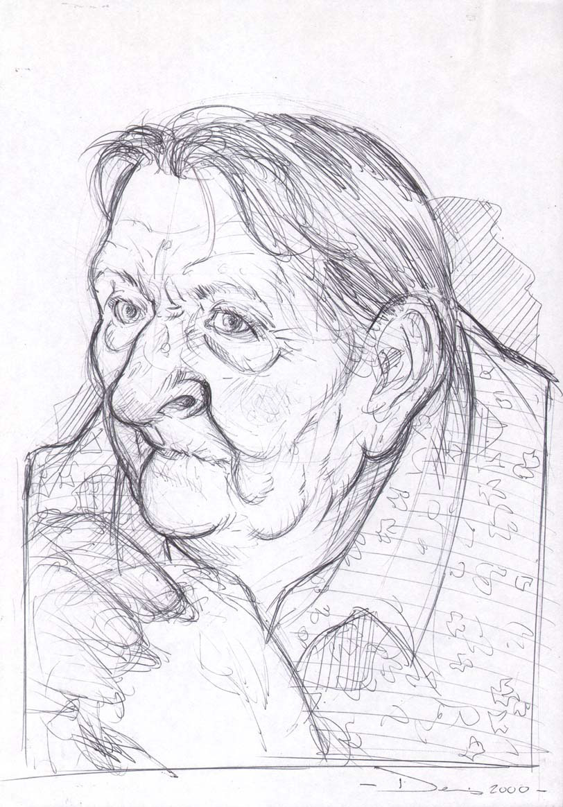 portraits elderly portratis Denis Medri