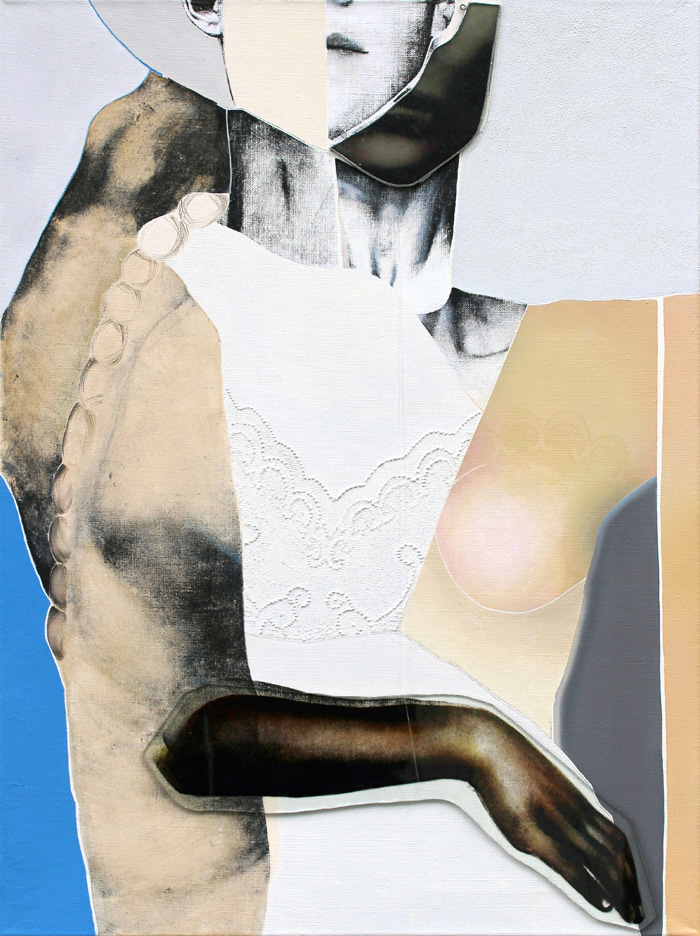 art body modern oil painting   portrait woman glass stainedglass