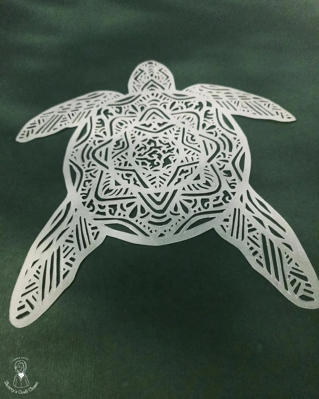 Turtle tortoise vellum paper Paper cutting paper cut paper cut art paper art cutting paper craft