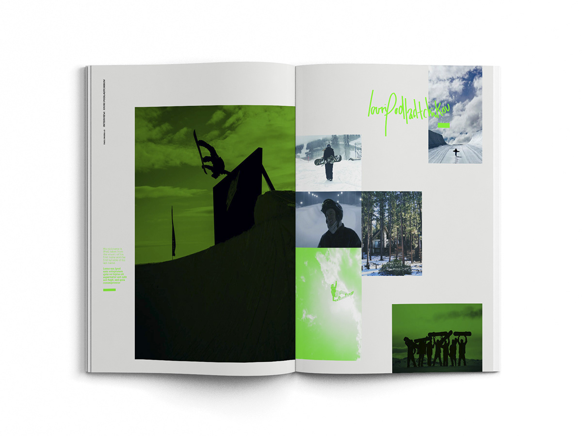 Adobe Portfolio #magazine #layout #Snowboard #schoolproject  #cover   #interview sirid wils sirid wils