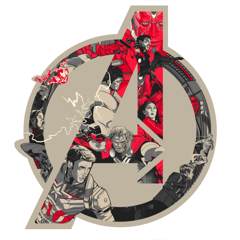 Avengers: Age Of Ultron Official Art Poster print set on Behance