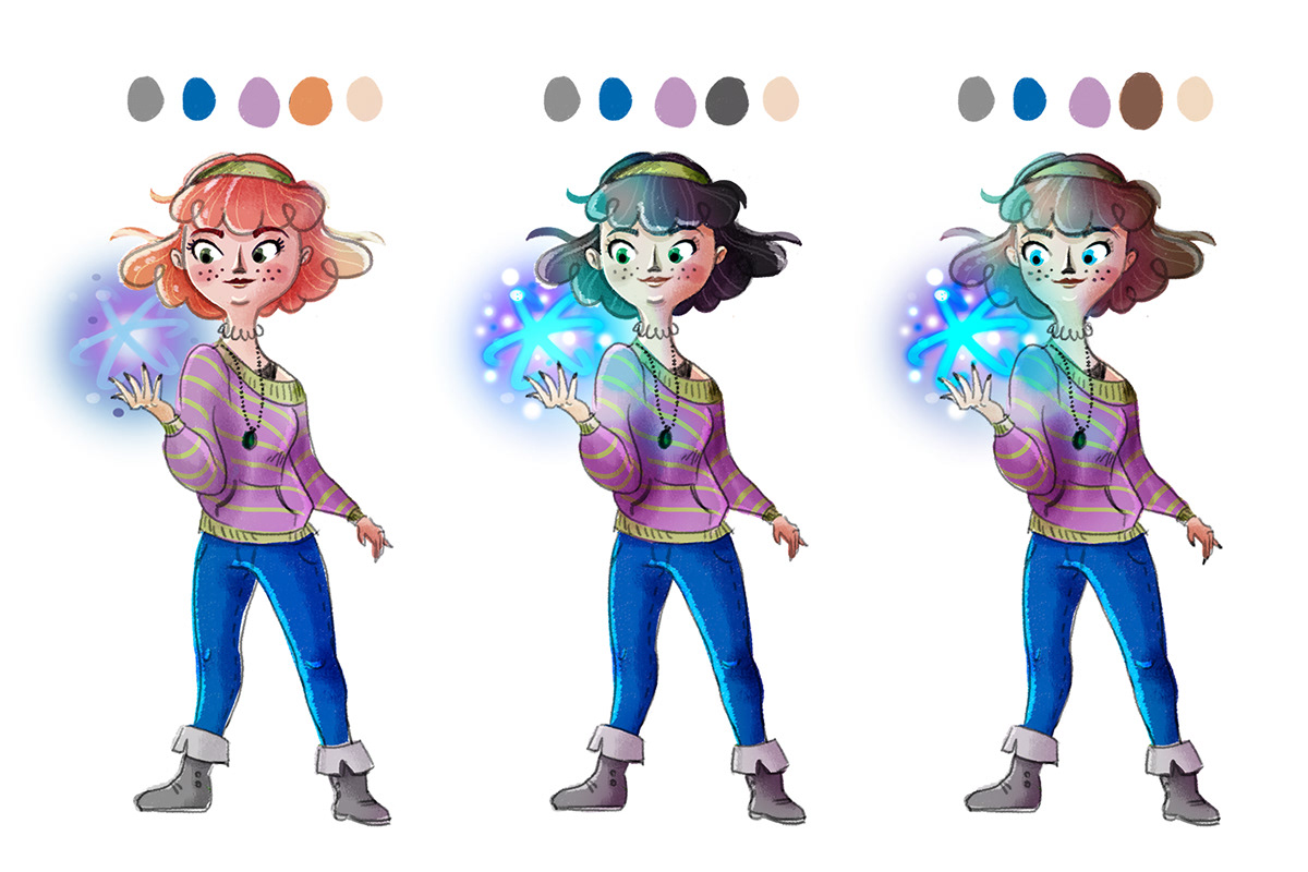 Character children digital digitalcolor fairy fiction girl Magic   witch witchcraft
