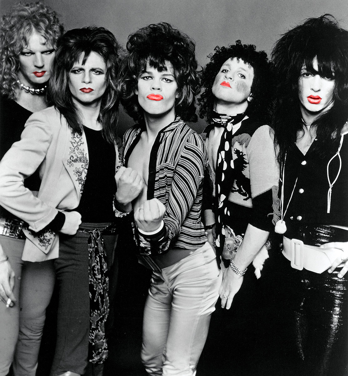 New York Dolls Album cover lipstick johnny thunders glam rock johansen