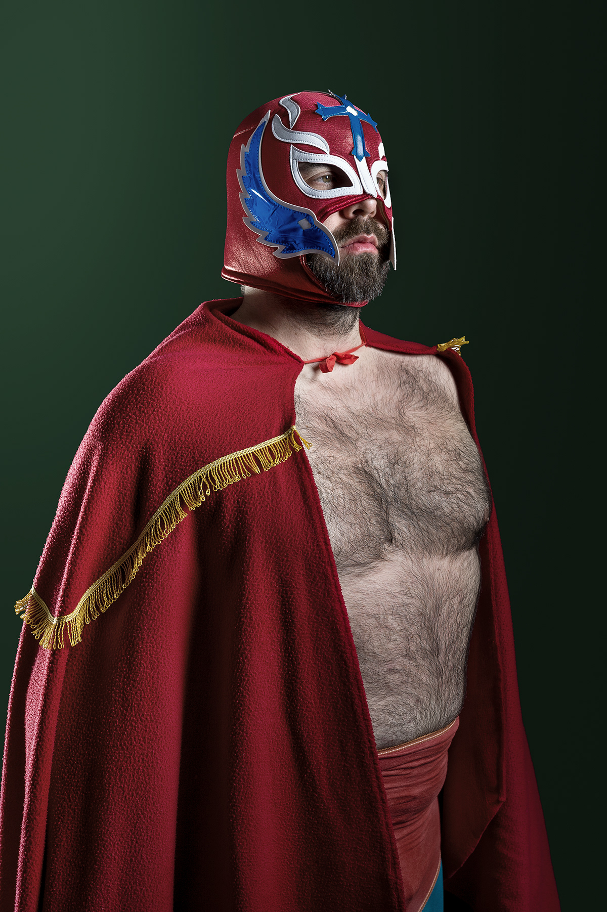 portraits lucha libre mexico Wrestling heros Burrito masks