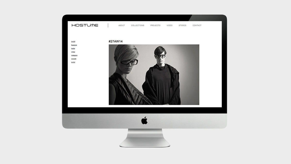 Diseño web moda indumentaria diseño BAFWEEK Clothing Webdesign Website branding 