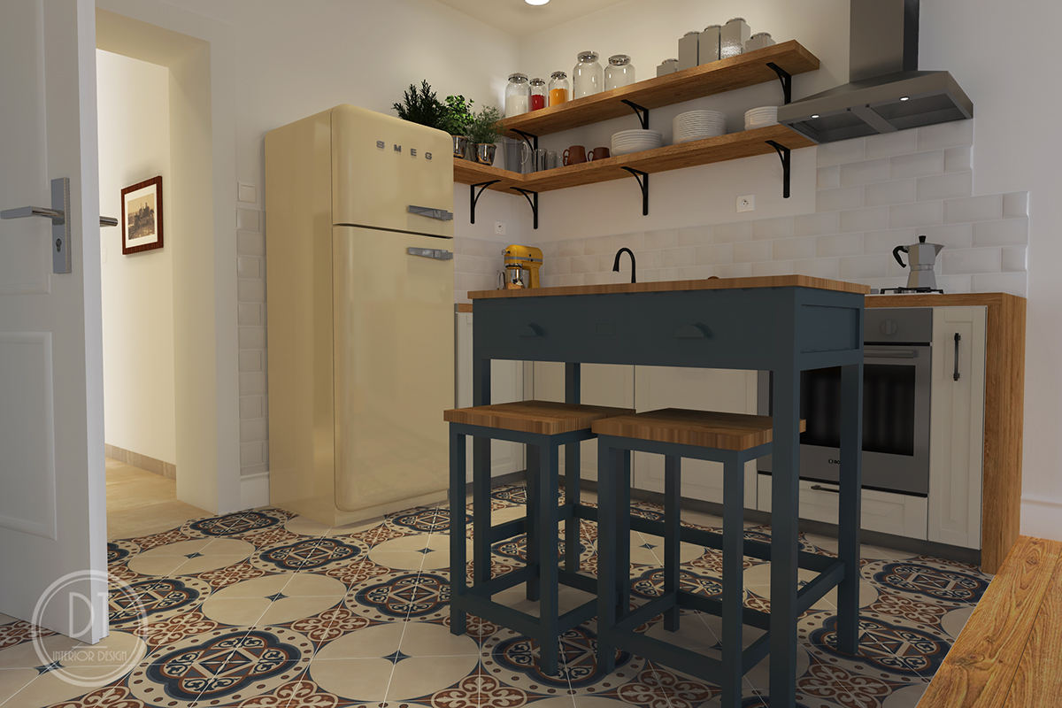 countrystyle interiordesign village 3D homedecor classickitchen kitchen design Villeroy&Boch
