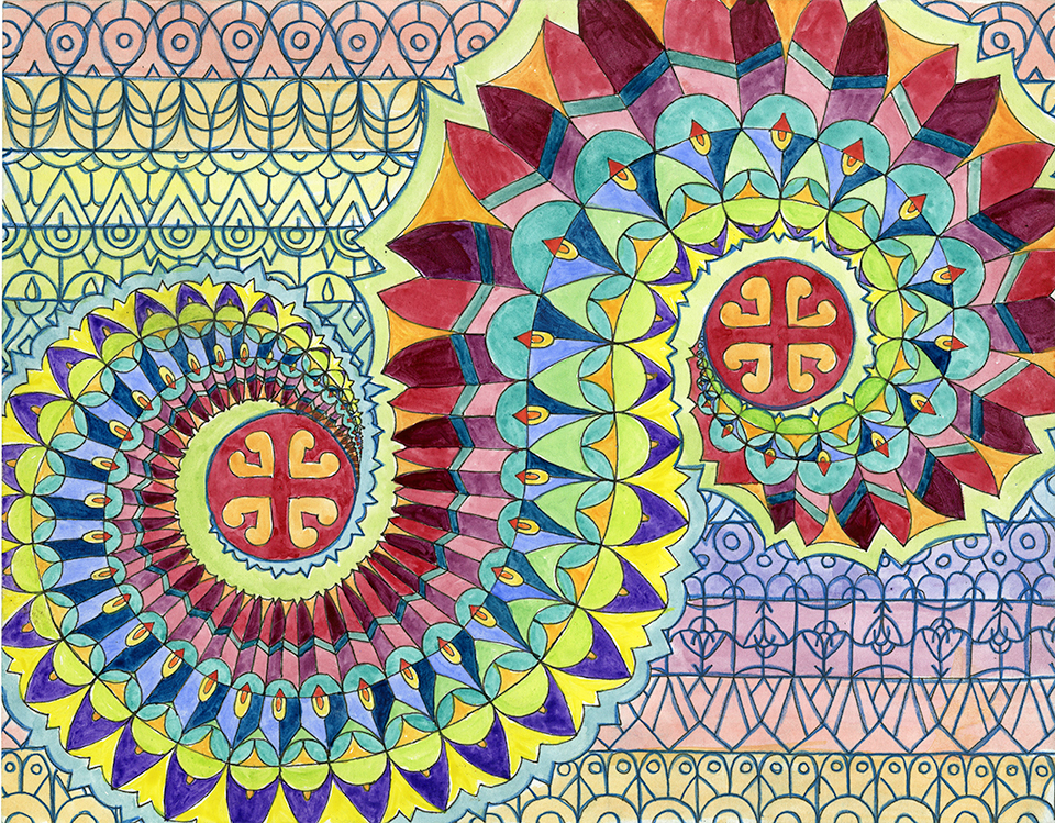 pattern design  fractals Mandalas