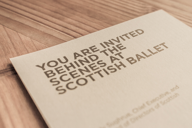 letterpress gold colorplan Invitation