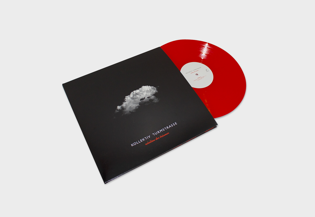 kollektiv turmstrasse Rebellion der Träumer cd Album black White red cover clowds electronic music