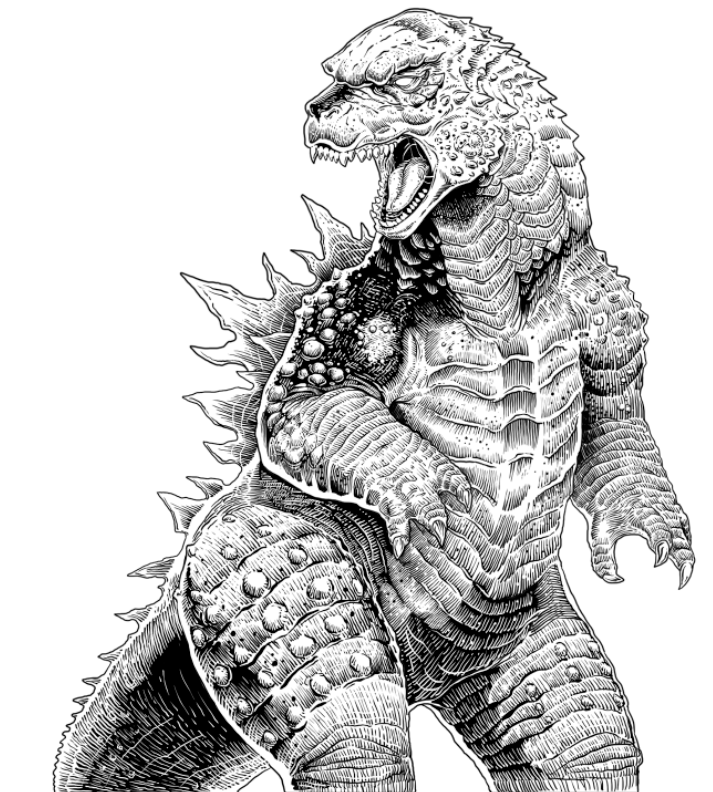 Godzilla fan art