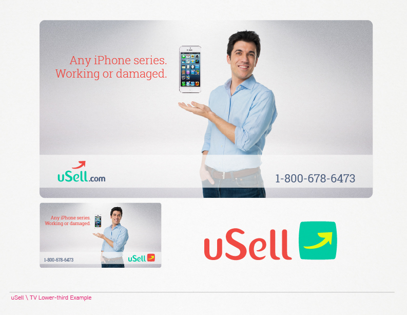 usell iphone process turquoise rose logo colorful arrow renato castilho guidelines sketches New York