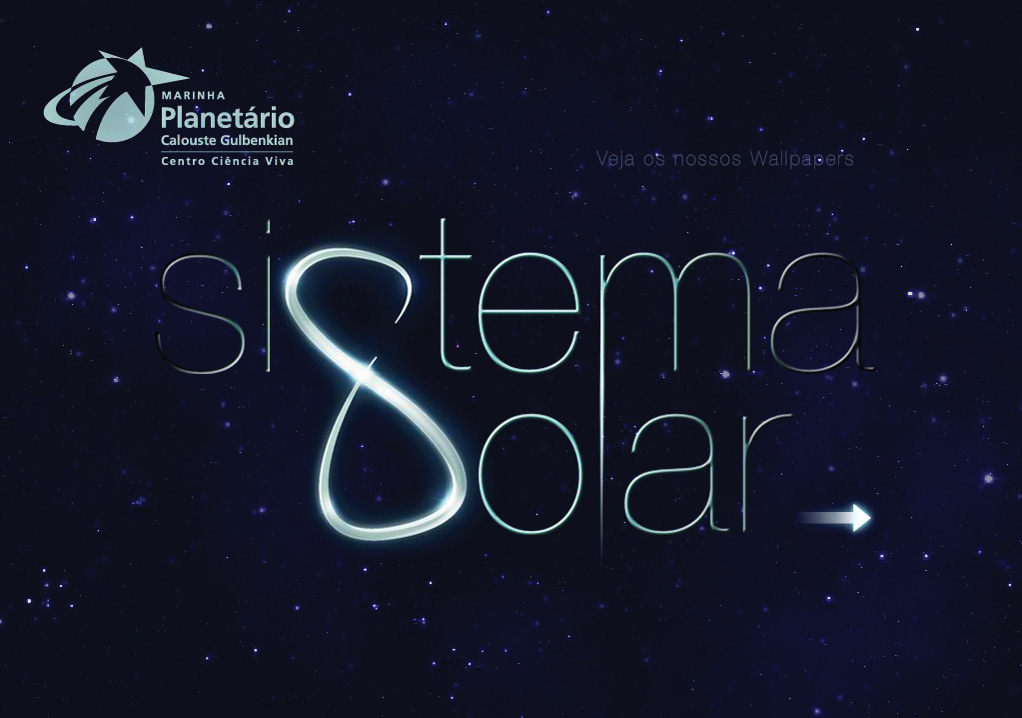 Planetário Calouste Gulbenkian marinha portuguesa aplicacao Flash Sistema Solar 3D Raquel Ferreira Mariana Facada