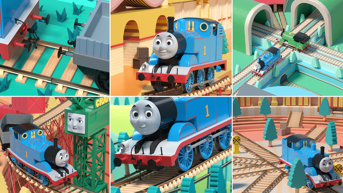 3danimation animation  feature lioncolony motiongraphics octane Oddly Satisfying satisfied Thomas and Friends Toy Train