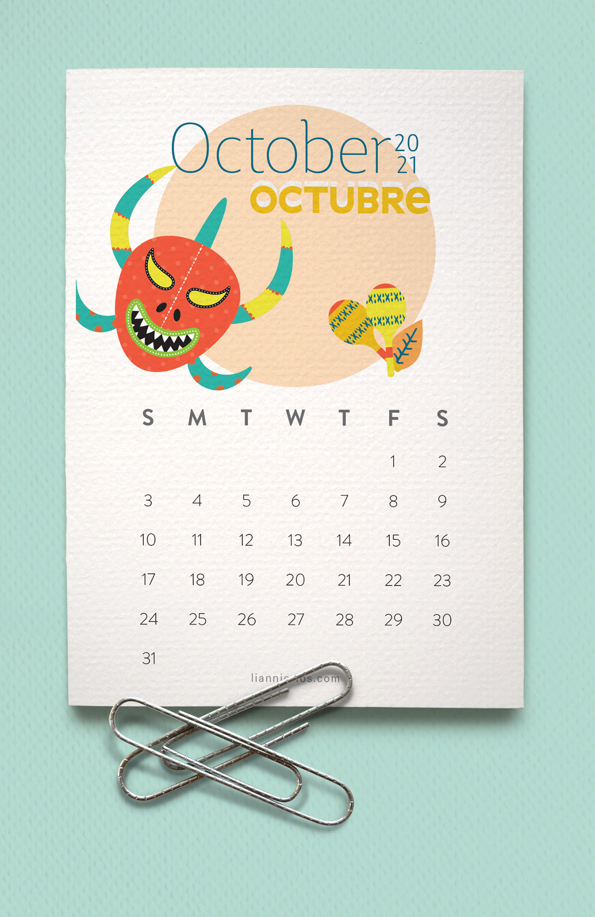 calendar freebies print puerto rico