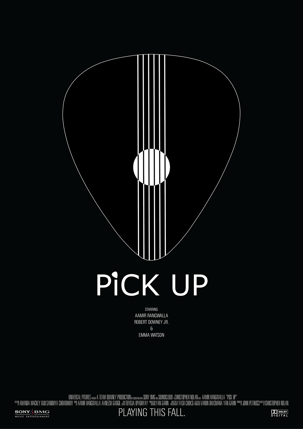 poster movie pick movie poster illustrations story robert downey jr. emma watson ibanez cort guitars