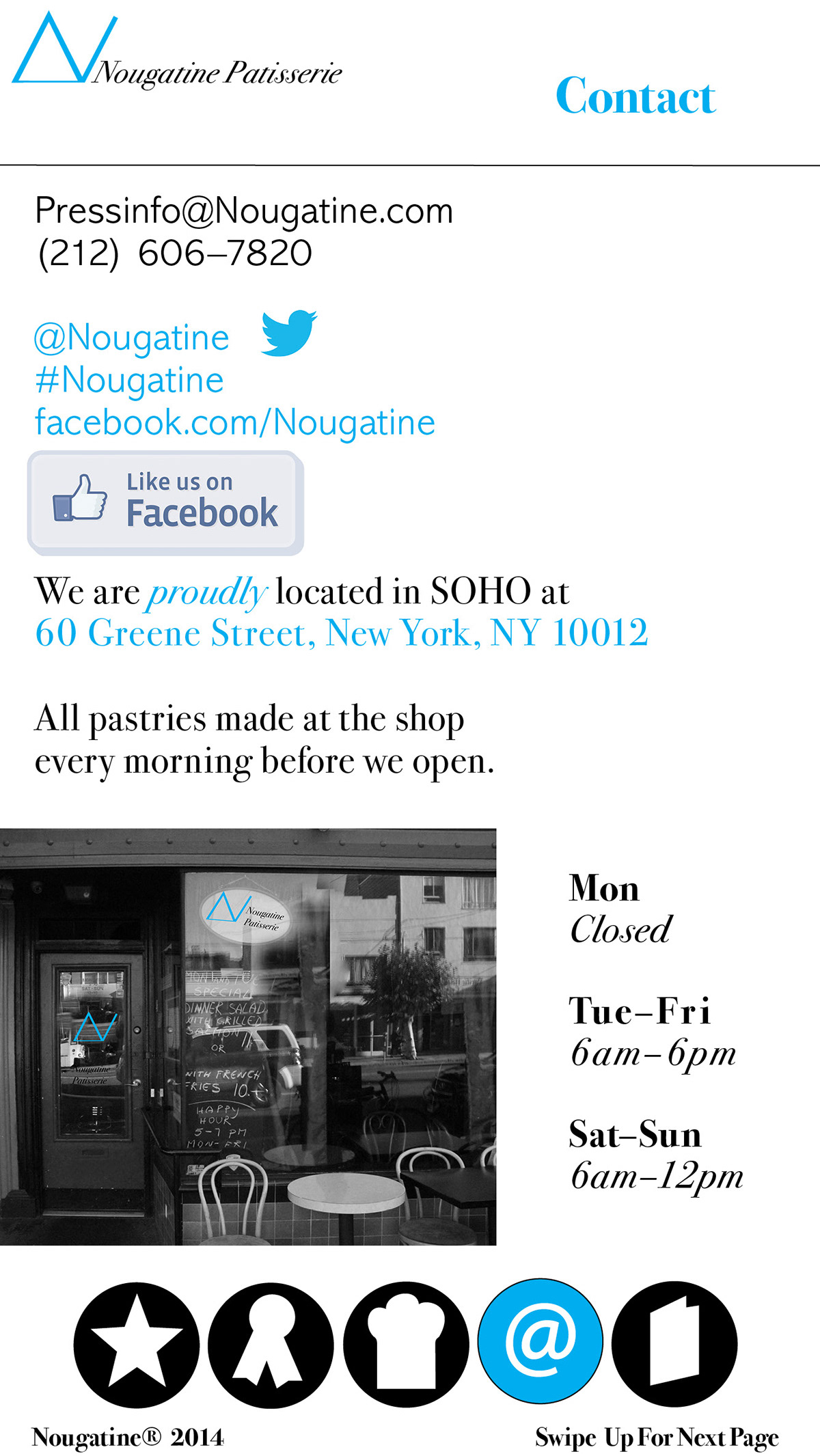 mobile site nougatine pastry Web iphone