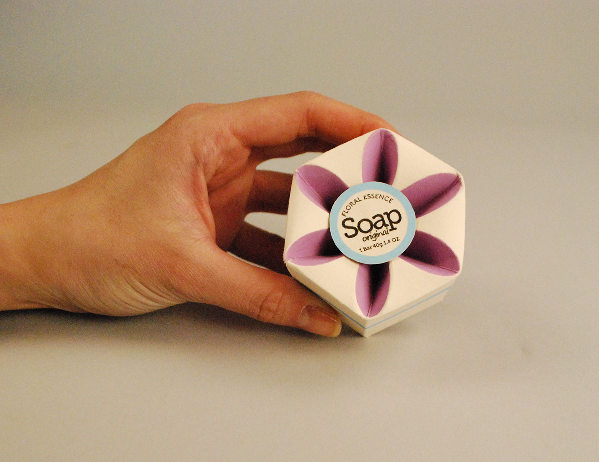 soap package flower