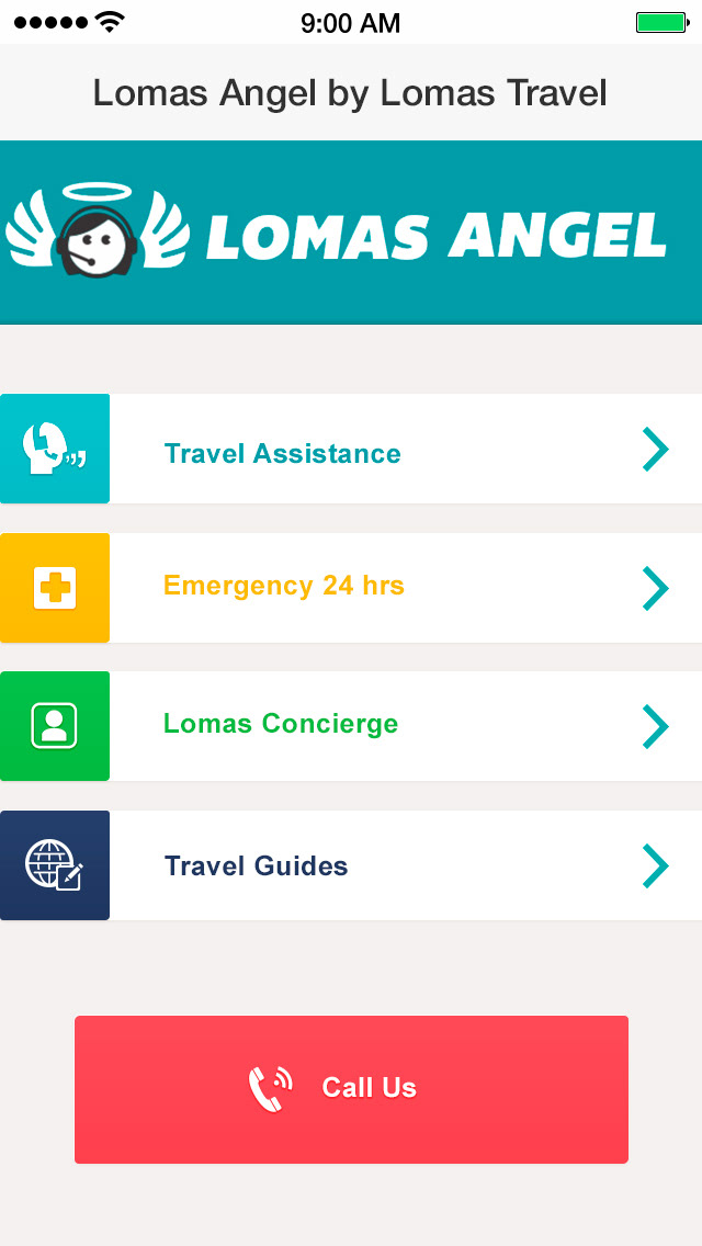 iOS App lomas travel lomas angel