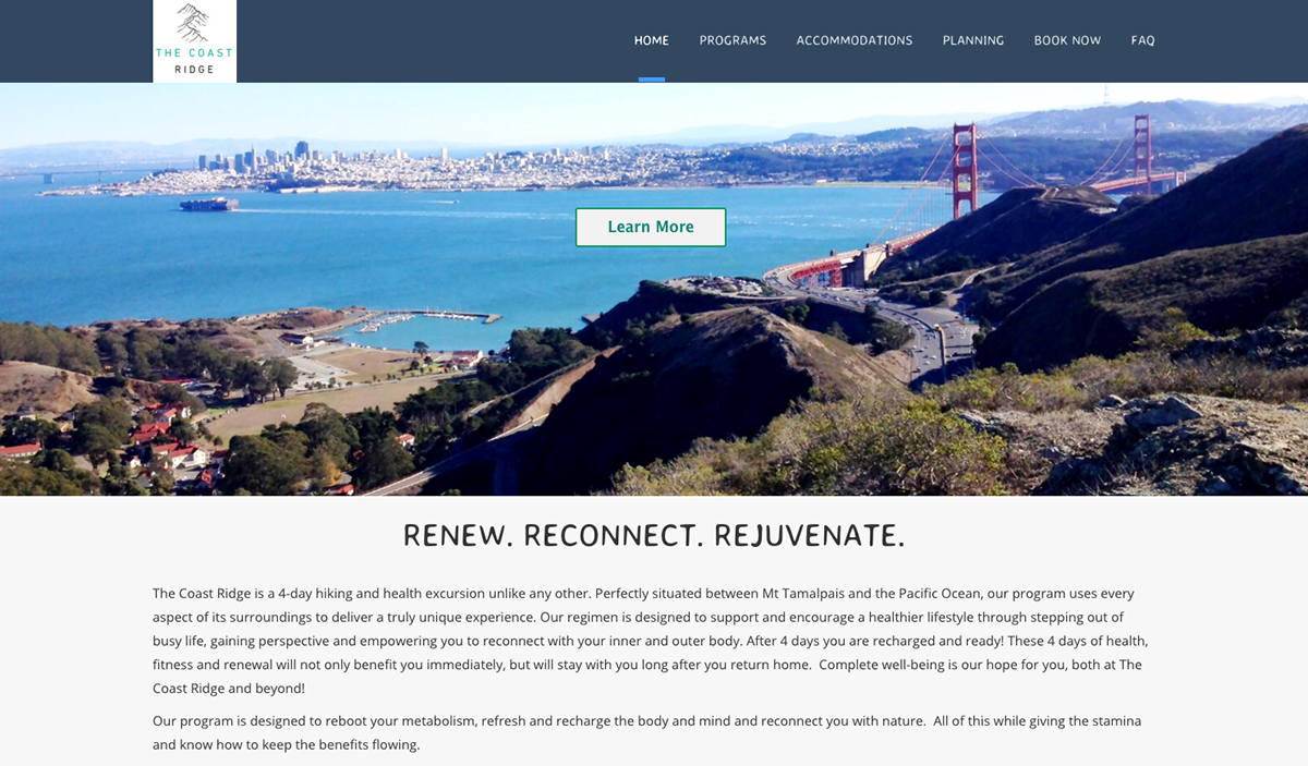 Responsive Website redesign UX design