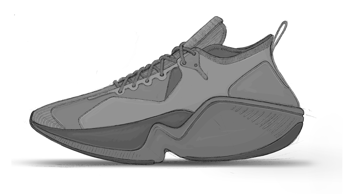 sketch Procreate footwear footwear design shoes adidas Nike