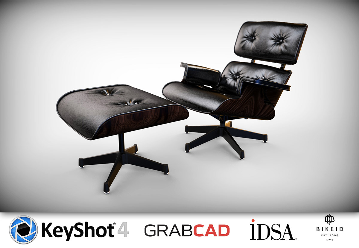 idsa GrabCad contest keyshot luxion redner rendering industrial car concept Audi furniture EAMES Ford