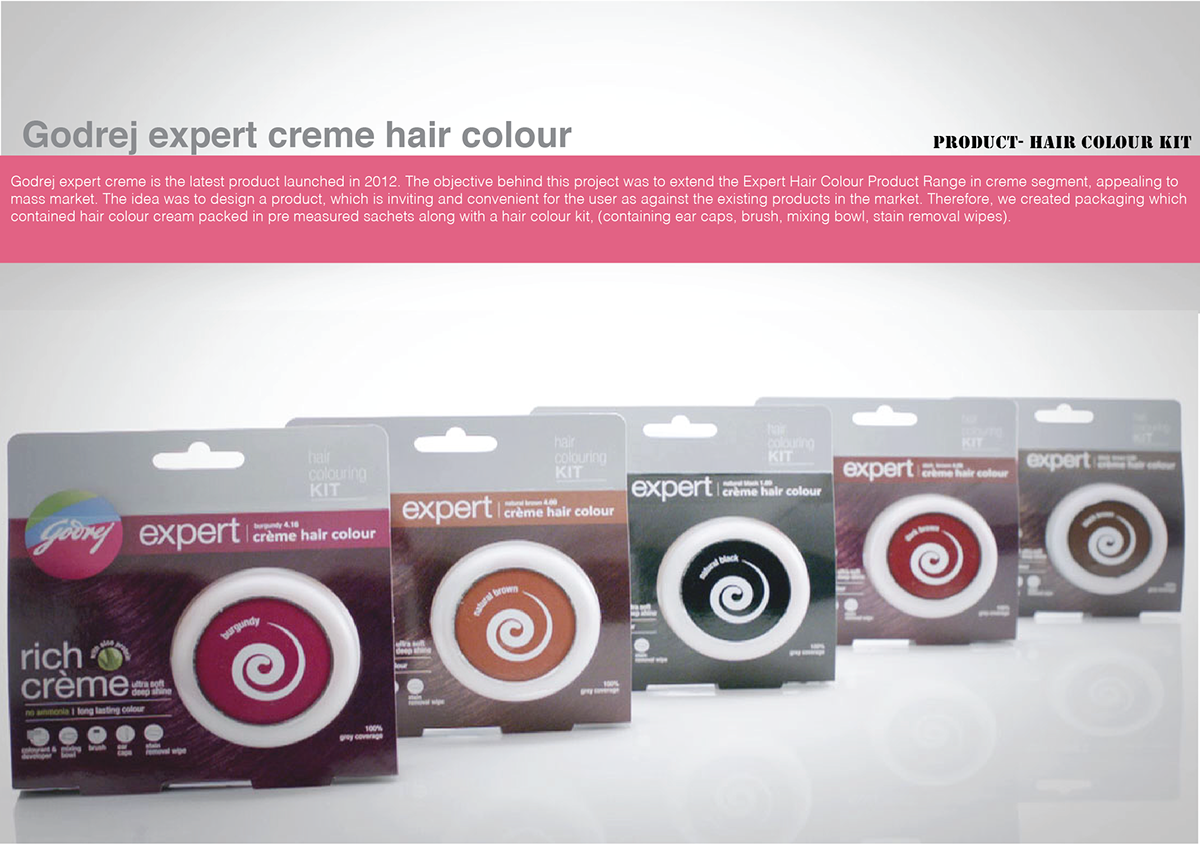 Creme hair colour godrej hair kit brush bowl mixing easy to use hair colour