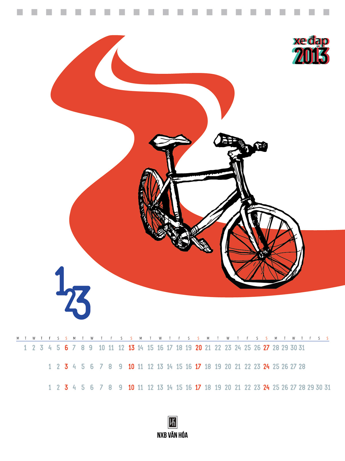 Bike Bicycle calendar