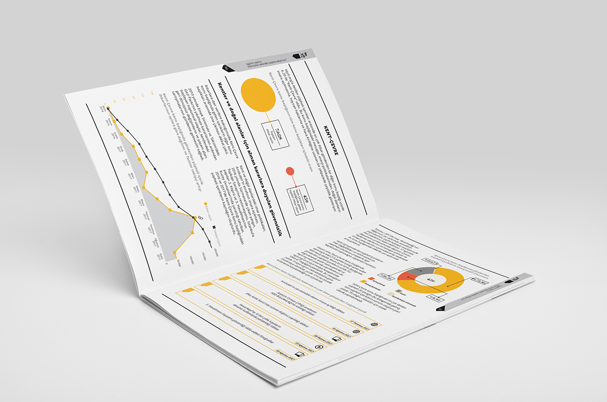 Catalogue catalog report annual report minimal clean data visualization news verification ışık evirgen