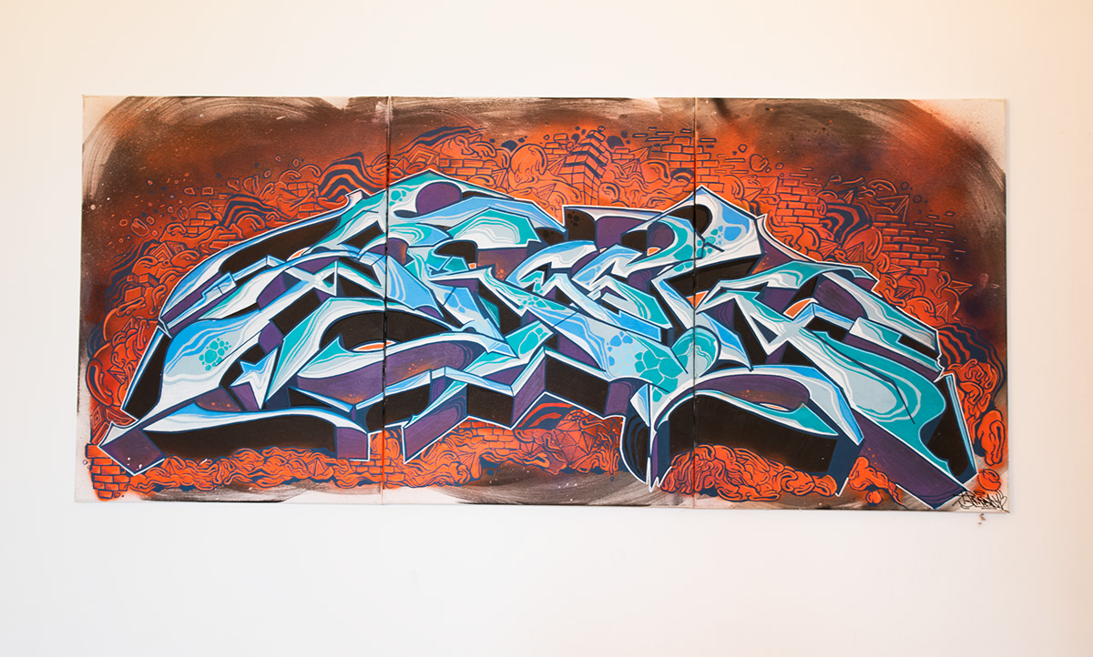 Graffiti Style letters stylewriting painting   canvas wood traditional art artforsale