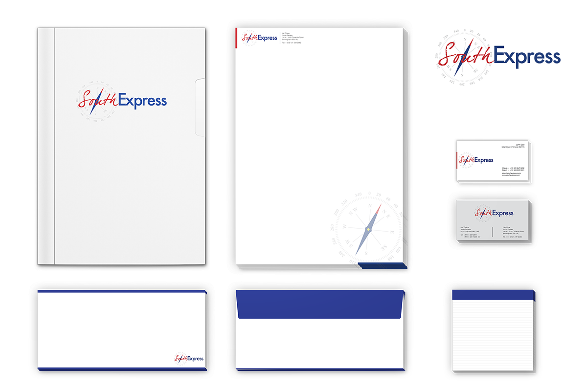 South Express logo Corporate Identity  branding  Travel