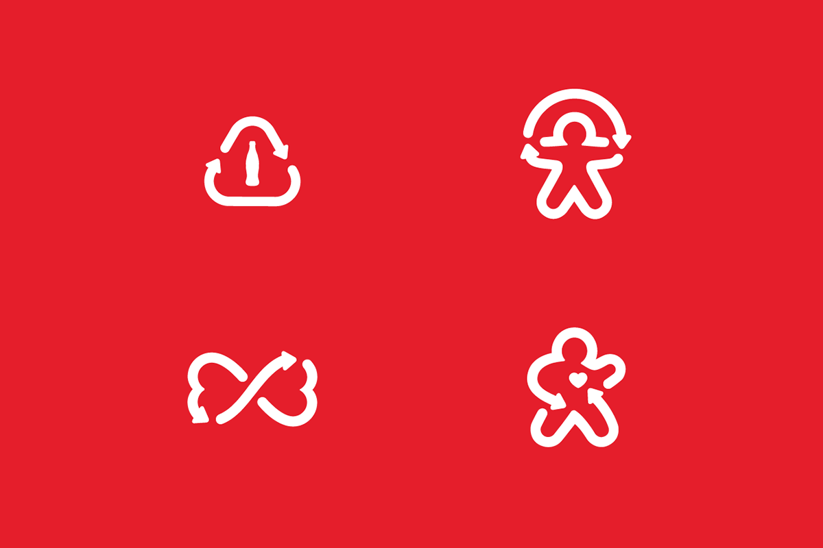 logo icons identity system coke Coca-Cola symbol