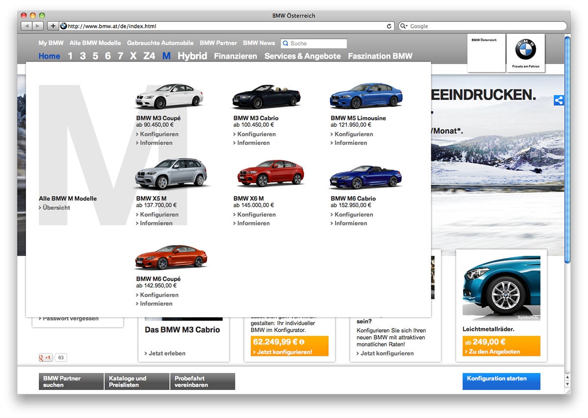 BMW relaunch Website online Personalisation CRM