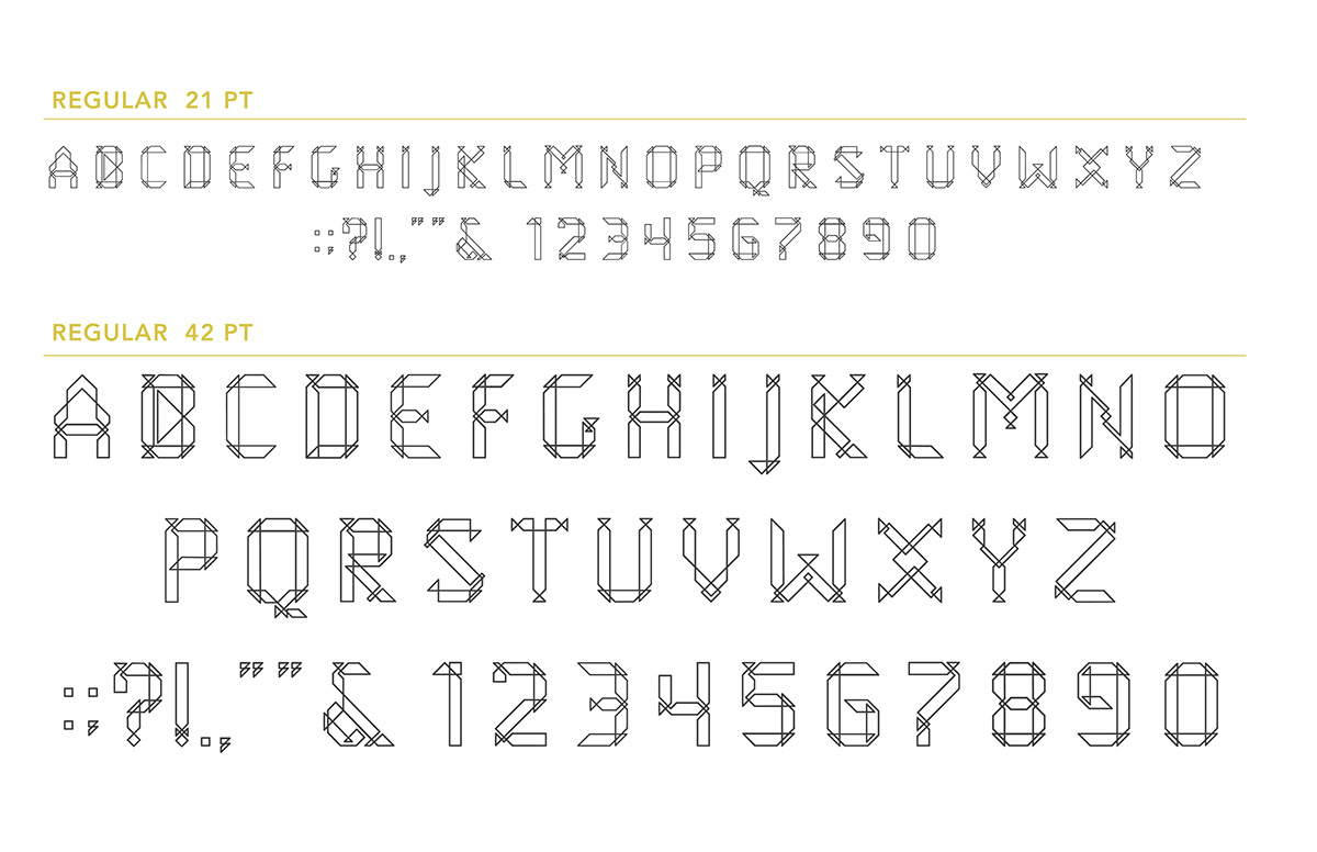 Odette type university of kansas Letterform lettering design student Specbook font Typeface