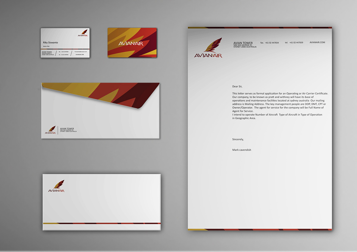 avian  Airlines university project  assignment riky  siswanto