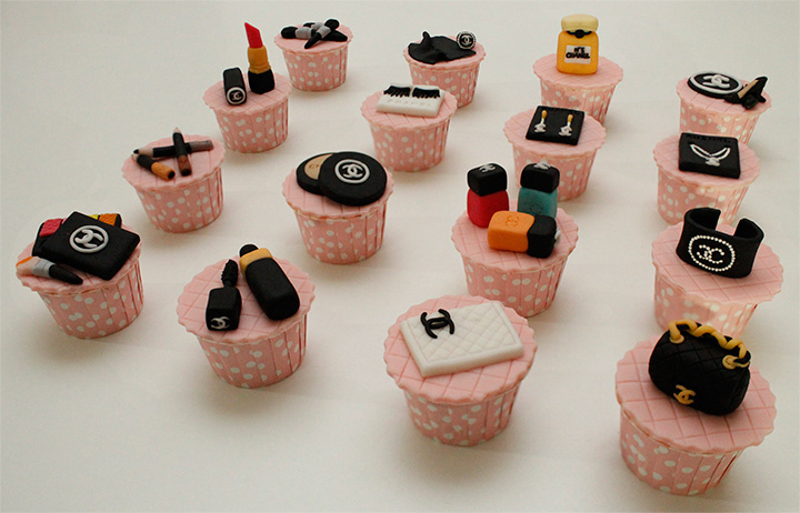 chanel cupcakes Fondant creative