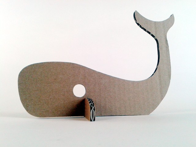 cardboard toys Whale karton tektura ZABAWKI kids dzieci