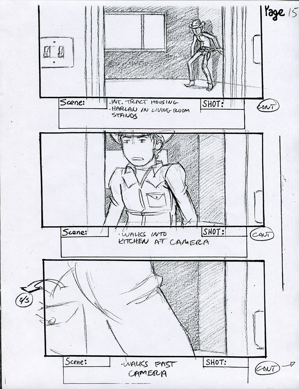 Storyboards live action Film  
